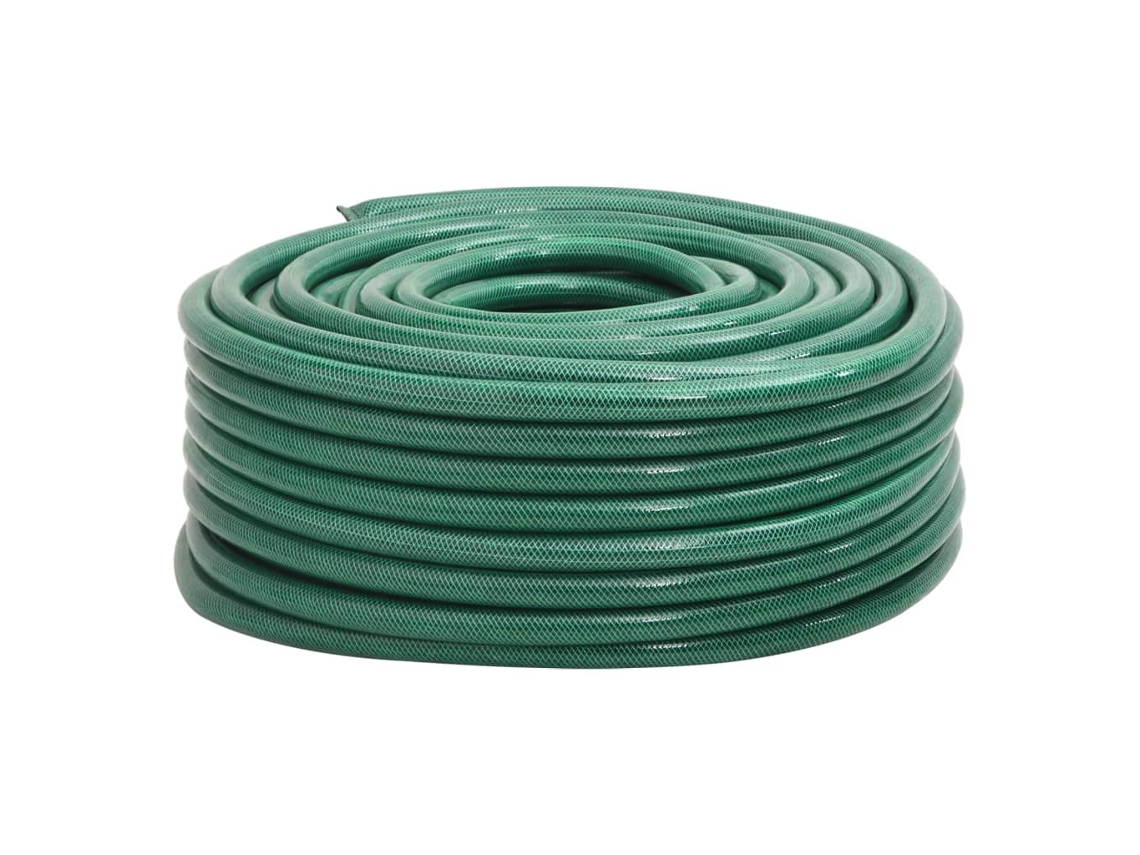 Vidaxl Mangueira De Jardim 1" 100 M Pvc Verde