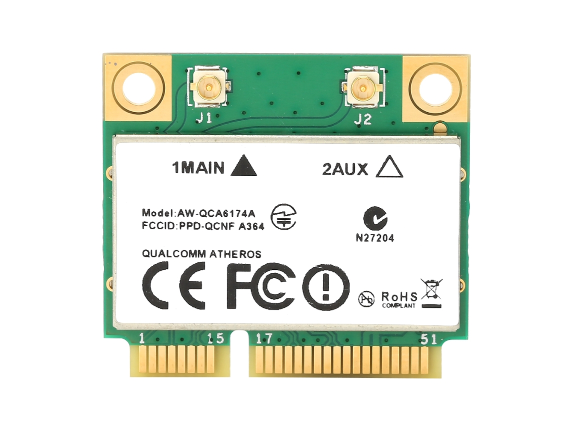 Placa de Rede Sem Fio Qca6174a com Bluetooth 4.1