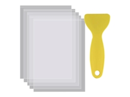 Filme De Liberação De 6pcs Fep Para Impressora 3d Uv 140x200mm 0,15mm De Espessura Com Espátula