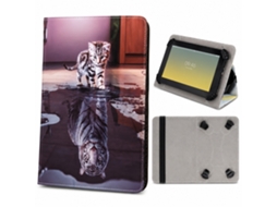 Capa Flip Universal Little Tiger Para Tablets De 9 A 10,2"