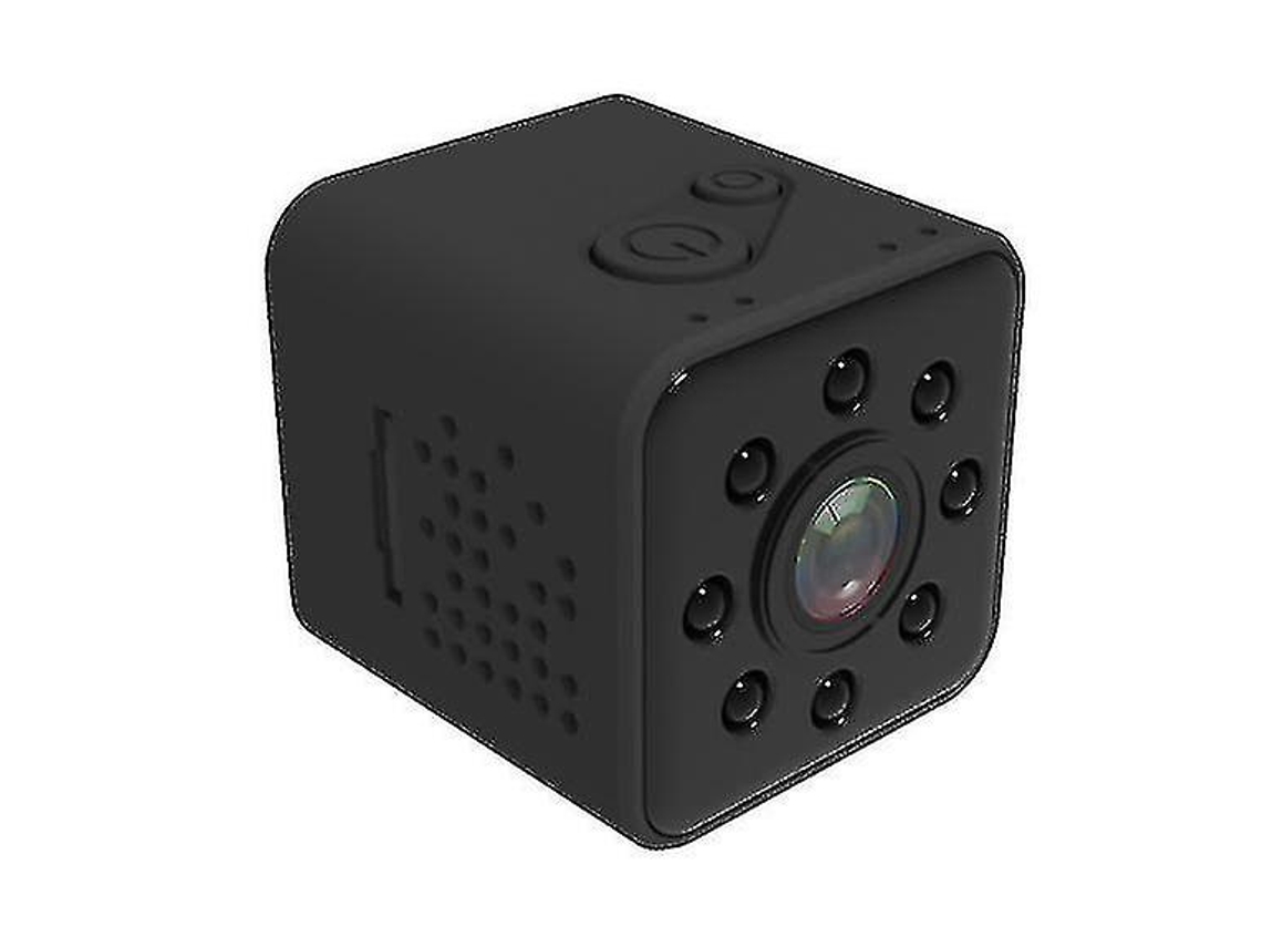 Filmadora de bolso SQ23 Ultra Mini DV WiFi 1080P com visão noturna infravermelha, à prova d'água até 30 m (preta)