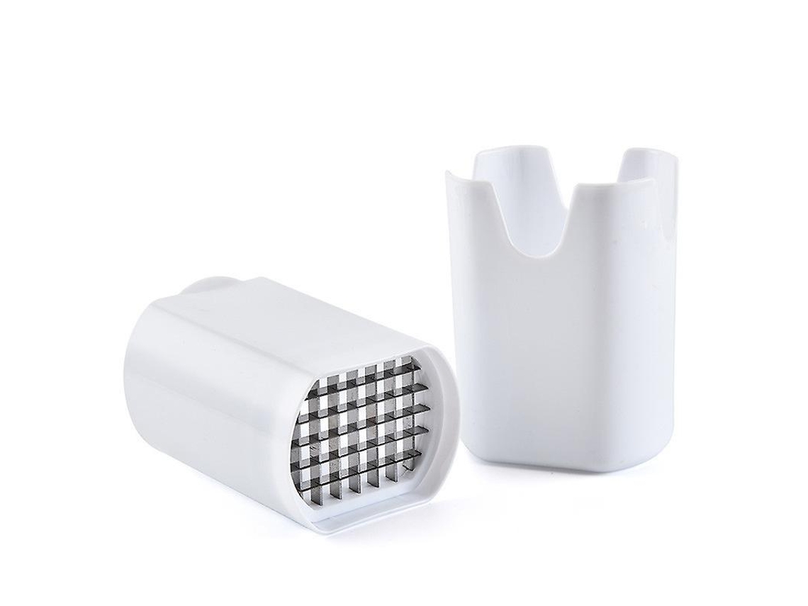 Cortador de Batatas e Legumes em Palitos, Base Antiderrapante, Abs, Lava louças, 13,6*8,8*10cm, Cor Aleatória: Branco, Anis