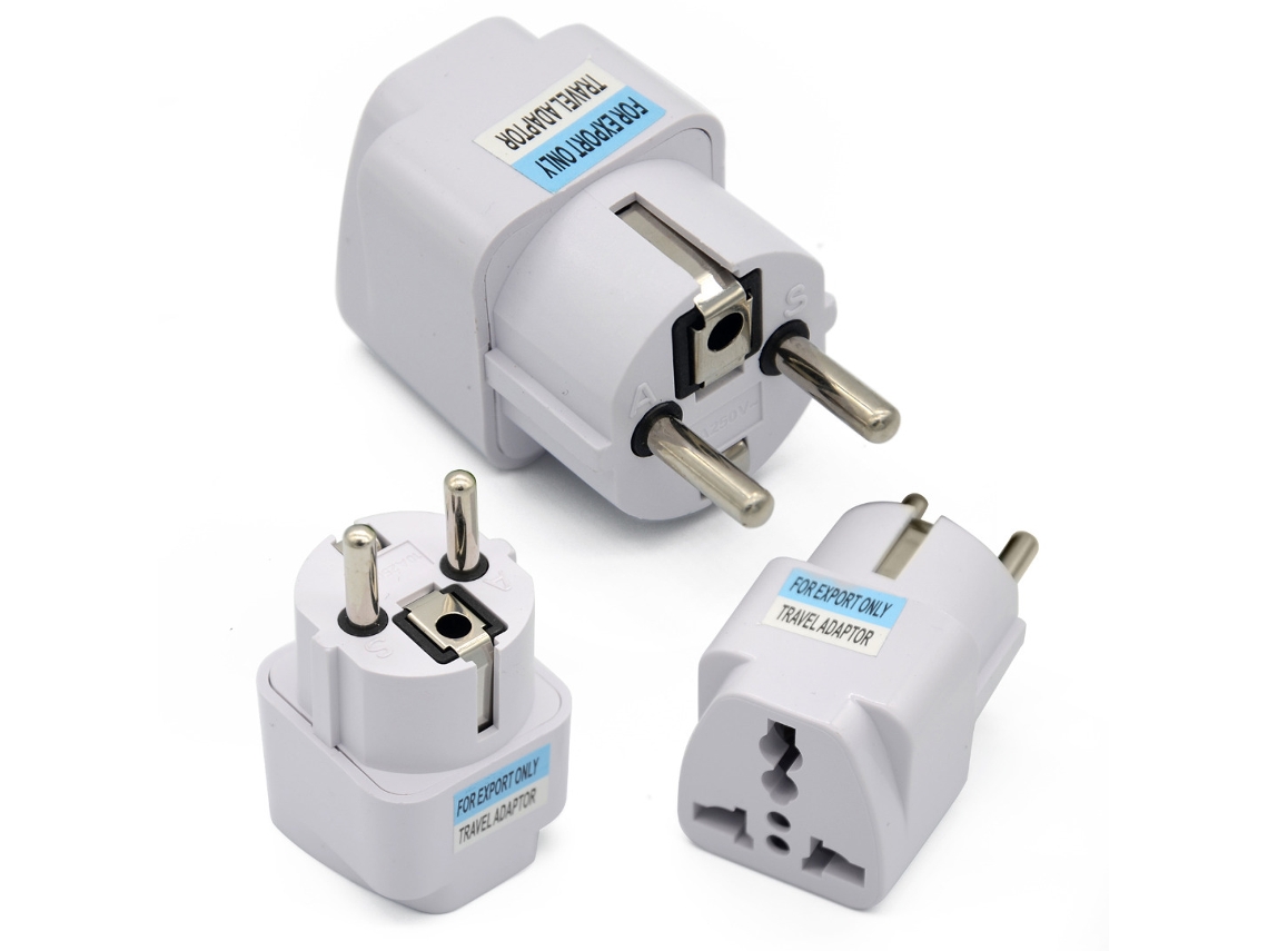 Adaptador de Tomada Universal UK / EUA para EU 