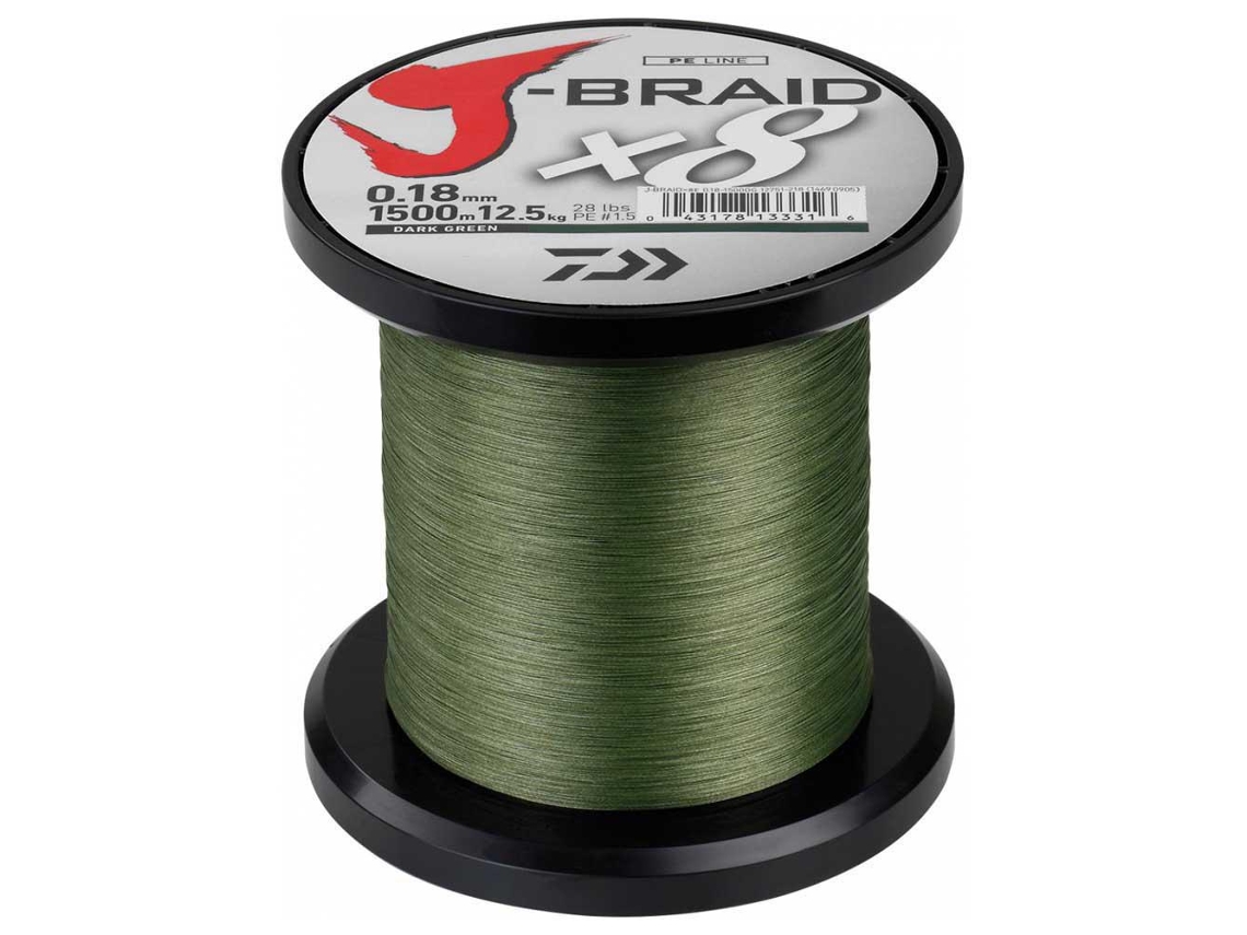 Daiwa Jbraid 8 Braid 1500m