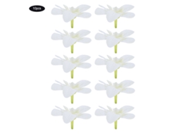 Flores Falsas Orquídea Laxiscreed Branco Leite Para Decoração Elegante E Duradoura