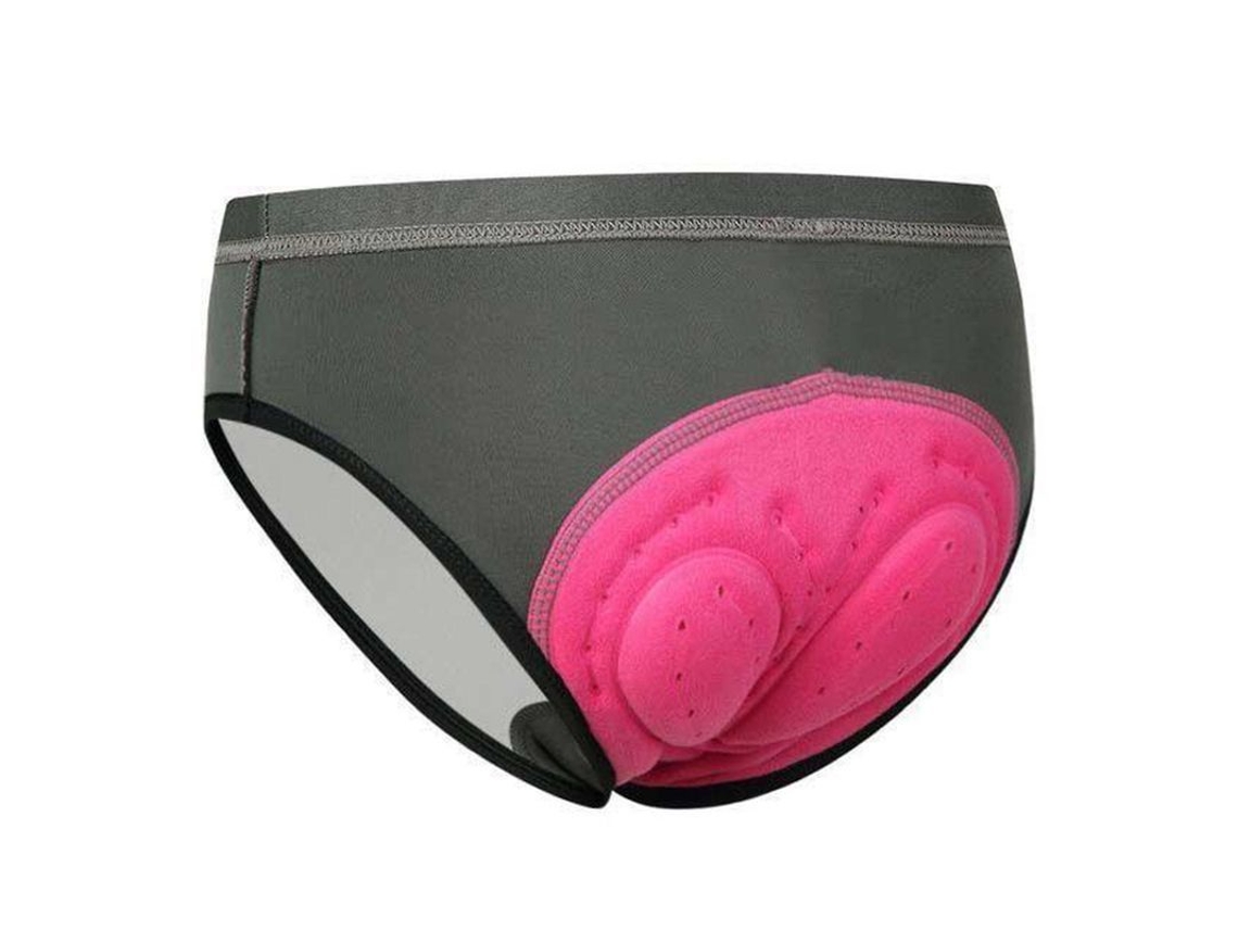Calcinha Ciclismo Feminina com Amortecimento Spandex Anti atrito para Todo Ano Cinza Escuro XXL