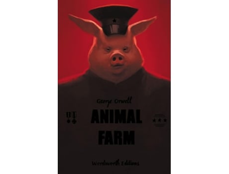 Livro Animal Farm de George Orwell (Inglês - Capa Dura)