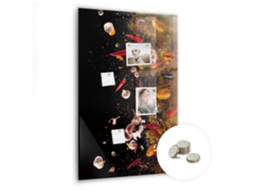Quadro Magnético De Parede Explosão De Sabores Para O Quarto Das Crianças Espelharte (60x90 Cm)