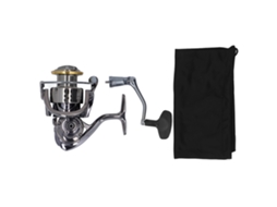 Molinete de Pesca Spinning Tw4000, Alumínio, 5.5:1, com Grip, para Água Doce e Salgada S/MARCA