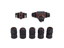 Laxiscreed Conector De Cabo Ip68 À Prova De Água De 3 Pinos Para Iluminação Externa