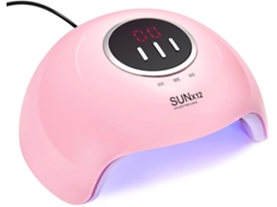 Lâmpada Uv Led Para Unhas 54w, Secador De Esmalte Em Gel Com 3 Configurações De Temporizador Com Sensor Automático E Visor, Rosa