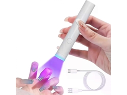 Mini Lâmpada Uv Lulaa para Unhas em Gel, Ideal Manicure com Esmalte Secagem Rápida Salão e Casa. GOKOCO