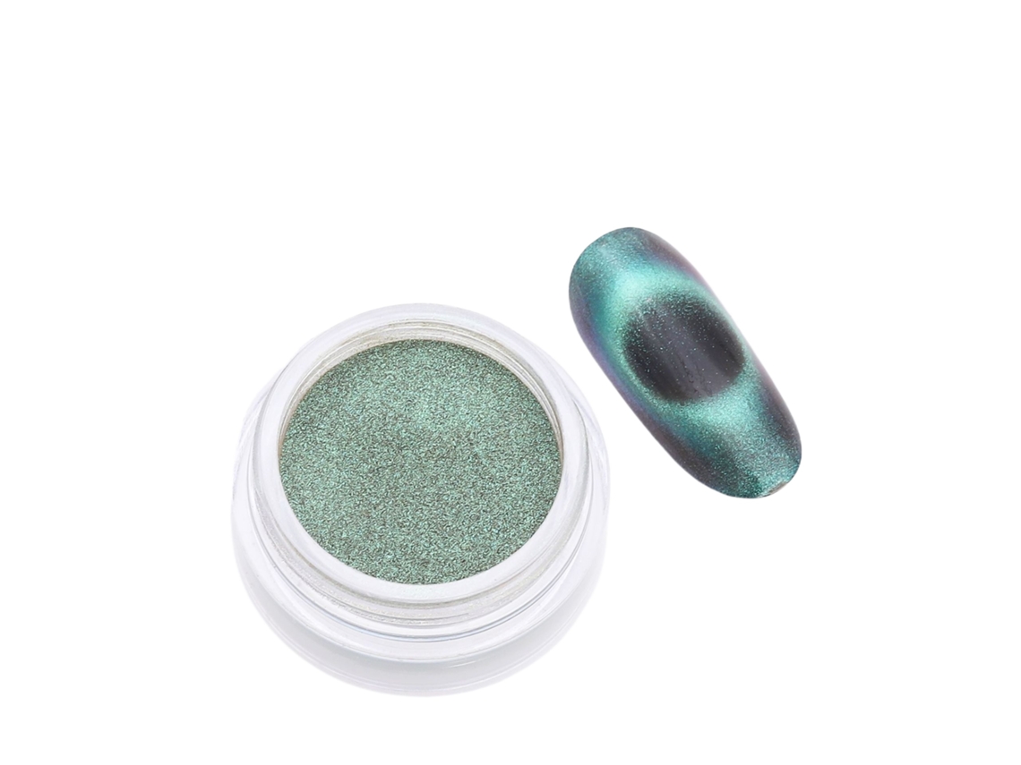 Esmalte Olho De Gato, Glitter Magnético Camaleão Óptico Para Unhas, Pó Espelhado Mágico Olho De Gato Com Efeito Degradê De Cristal. 06 Yunzii