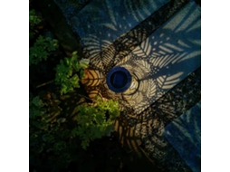 2026 lâmpada Solar Portátil com Projeção Oca de Folha, Lâmpada Decorativa Externa para Pátio, Jardim e Paisagem