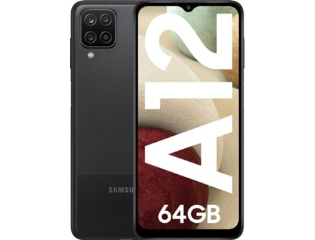 Smartphone SAMSUNG Galaxy A12 (6.5'' - 4 GB - 64 GB - Preto)