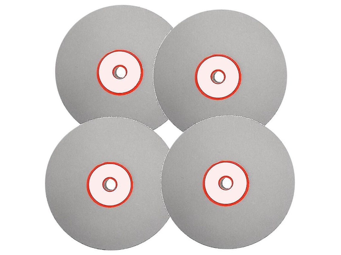 Pacote Com 4 Discos De Polimento Diamantados Para Lapidação, Grãos 600, 800, 1200 E 3000, 6 Polegadas