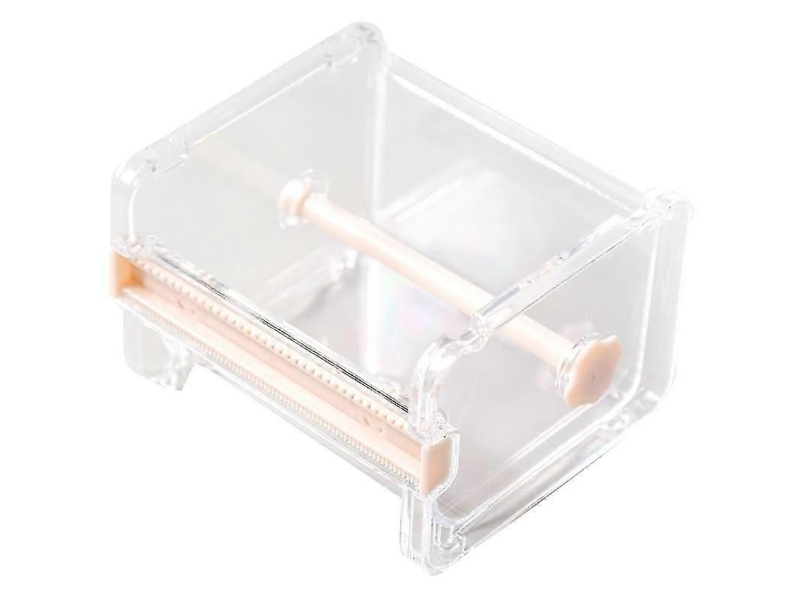 Conjunto De 2 Dispensadores Fita Adesiva - Itens Essenciais Para Escritório (bege)