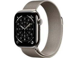 APPLE Watch Series 11 GPS + Cellular 42 mm Titânio Natural com Loop Milanesa Natural