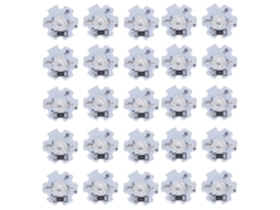 2026 25 Peças de Chips Led de 5v 1w 200lm Pérolas Lâmpada Verde 520 525nm para Fossores Iluminação Diy