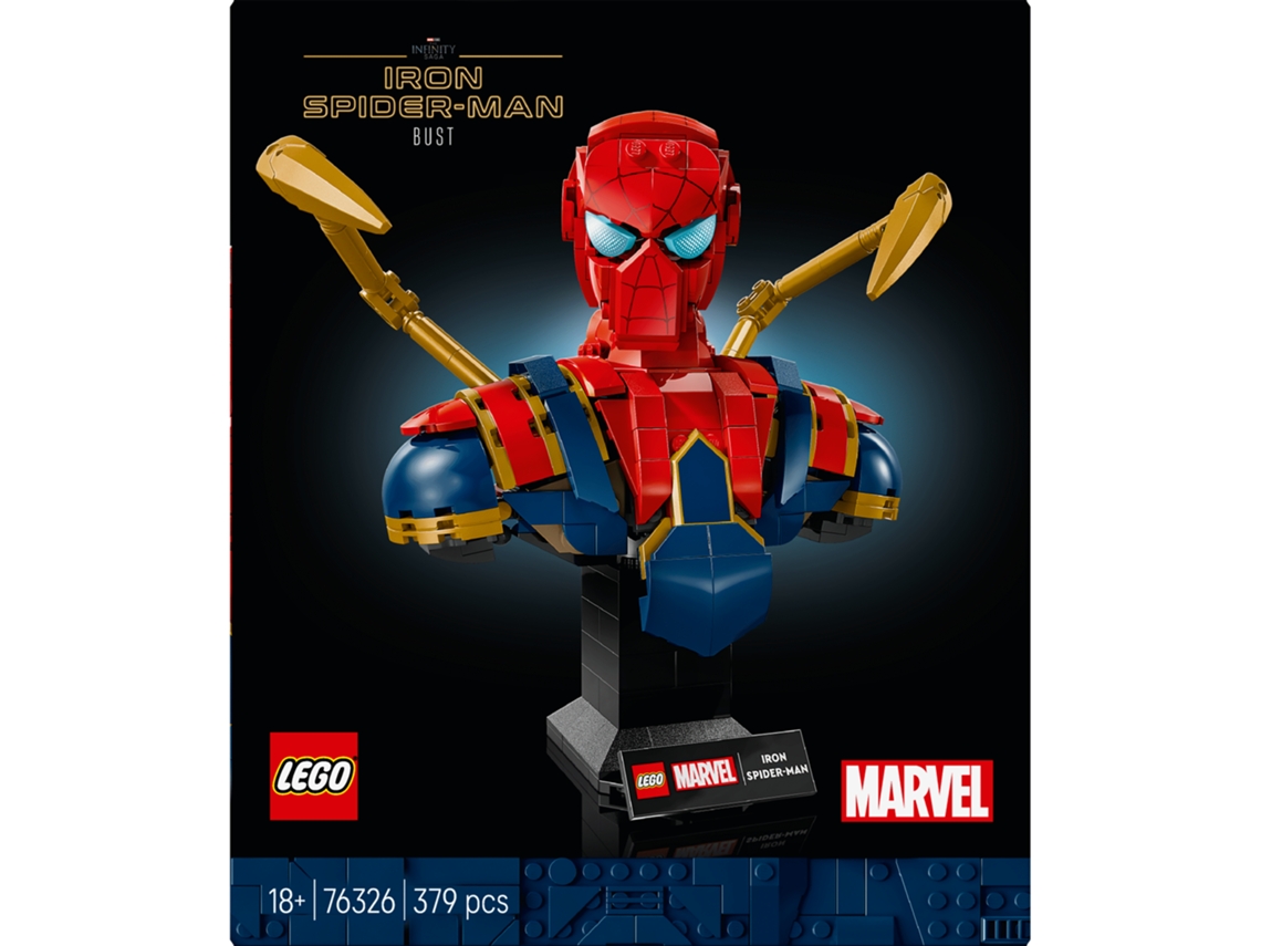 LEGO Marvel: Busto Do Iron Spider - Man - 76326