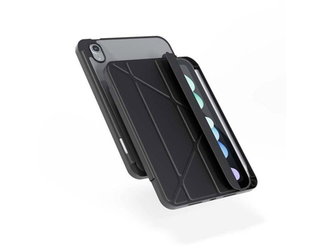 Capa flip Epic Hero para iPad Mini 6 / Mini A17 Pro (preta, 2021)