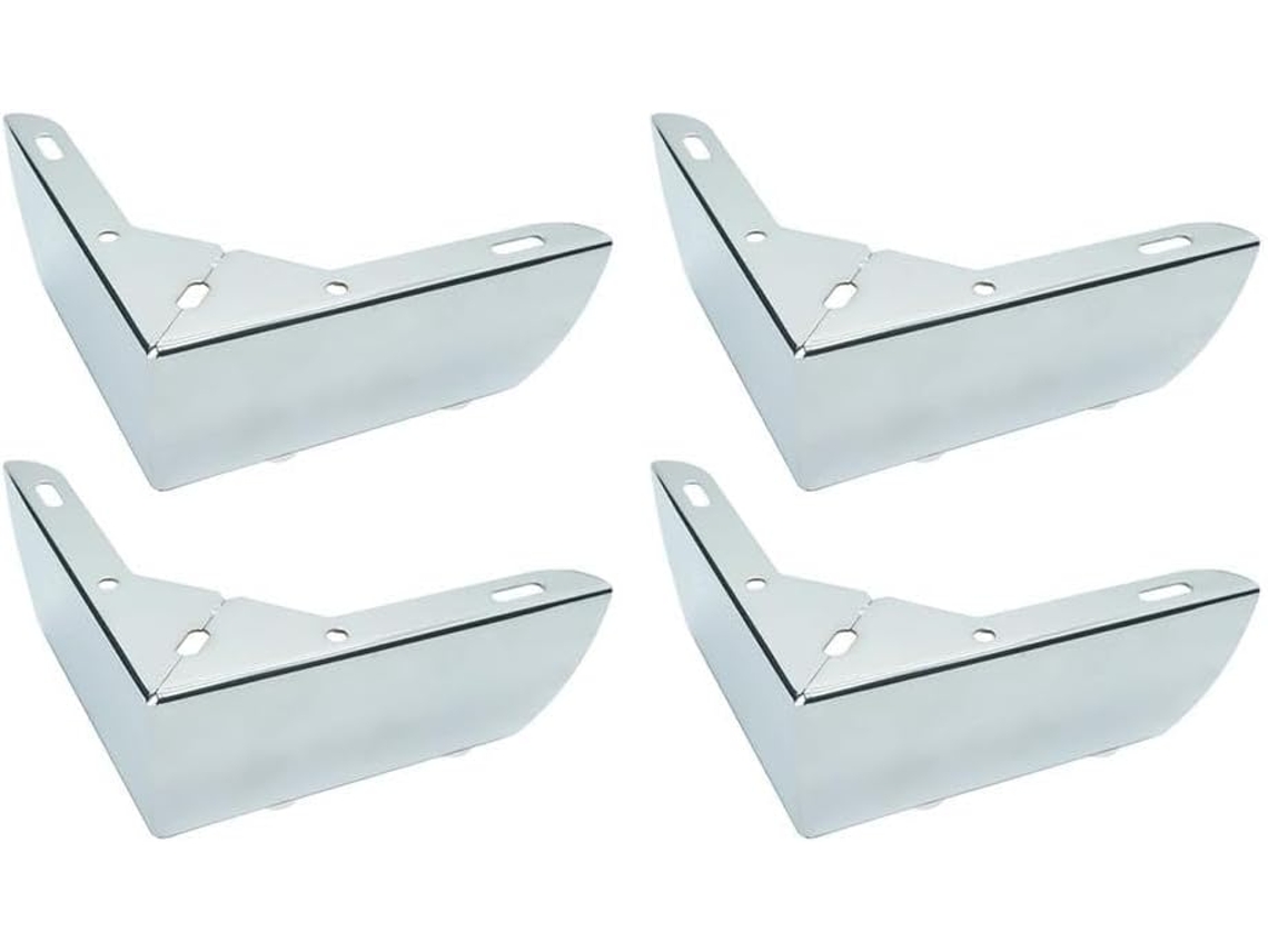 Conjunto De 4 Elegantes Pés De Sofá Em Formato De L,