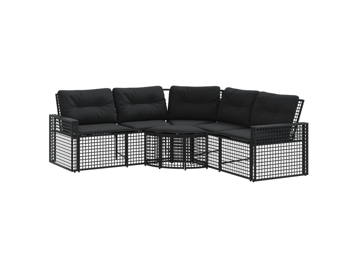 Garden Sofa, Garden Sofas Vidaxl Preto Rattan / Vime (n/a)