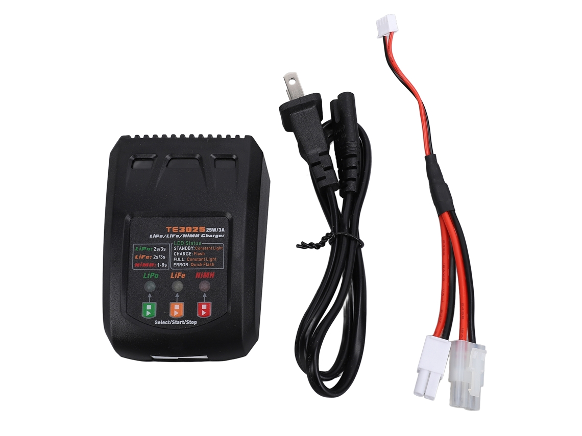 Cargador Equilibrador De Baterías De Litio Polimero 2s-8s 25w Smart Para Coches Y Aviones Rc Con Enchufe Us