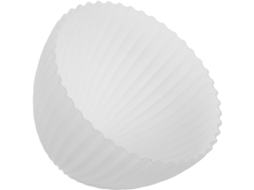 Abajur de Mesa de Vidro 18x13 Cm Branco SFUSHOS