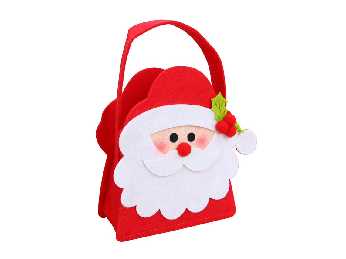 Laxiscreed Sacola De Feltro Para Presentes De Natal E Organização De Doces
