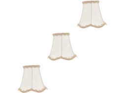 Conjunto de 3 Abajures Vintage em Tons Quentes para Quarto SFUSHOS