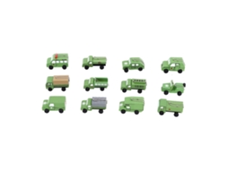 Ats modelos de Carros de Brinquedo Mini Bonitos 12 Tipos Diferentes Educatsivos Portáteis Presente de Aniversário para Crianças