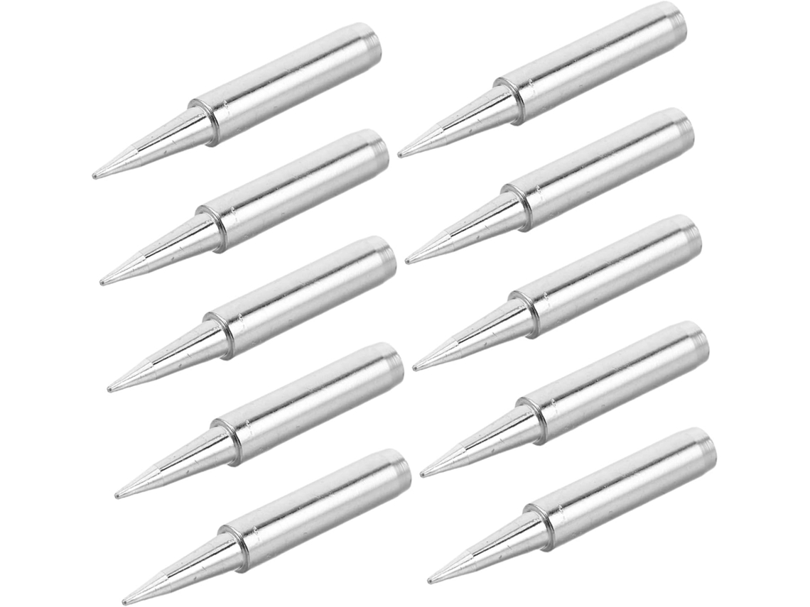 Kit Com 10 Pontas De Metal Para Ferro De Soldar, Peças De Reposição Para Estação De Solda, Pontas De Gokoco