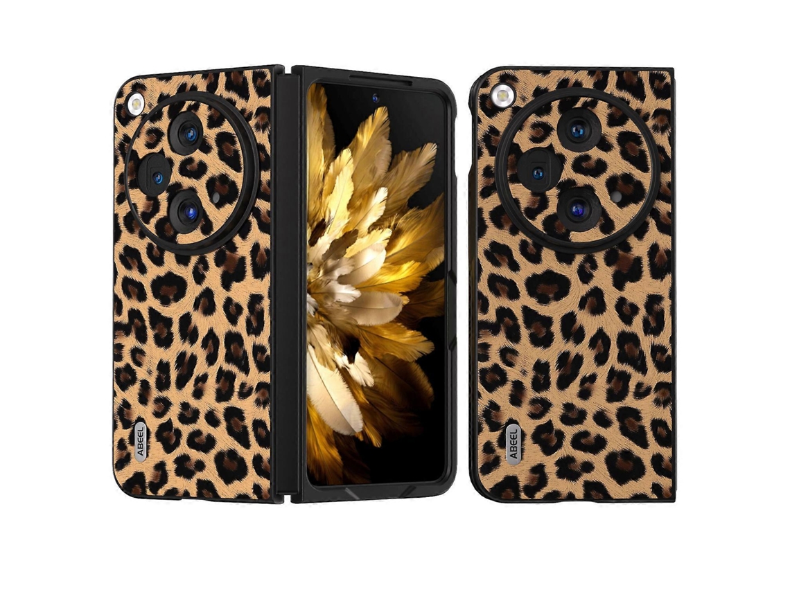 Capa Traseira Padrão Leopardo Para Oneplus, Oppo Oppo Find N3 5g/oneplus Open Facpoet Pele Multicor