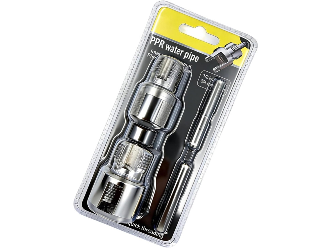 Ferramenta Integrada E Eficiente Para Rosquear Tubos De Aço Carbono 1 2e 3 4, Ideal Para Trabalhos Rápidos De