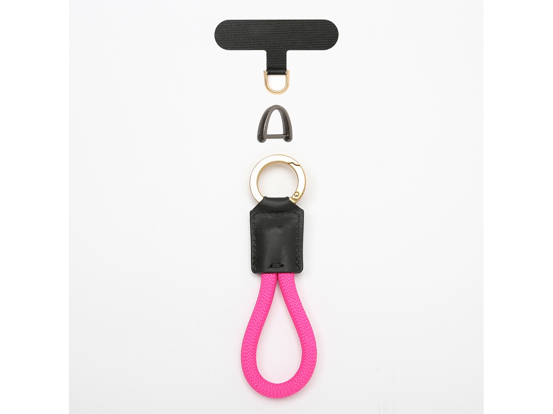 Cordão Para Celular Qu-pure Feito À Mão, Pingente Para Chave De Carro, Chaveiro Anti-perda Avançado De Poliéster