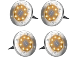 Lâmpada De Jardim Solar St Outdoor Com Iluminação Solar Led Branca Quente Para Áreas Externas, Para Passarela, Jardim, Terraço, Qu Aquaforge