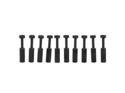 100 Peças Conector De Tapão Neumático Composto 1/4in Tapão De Tubo Acessório De Tapão Final