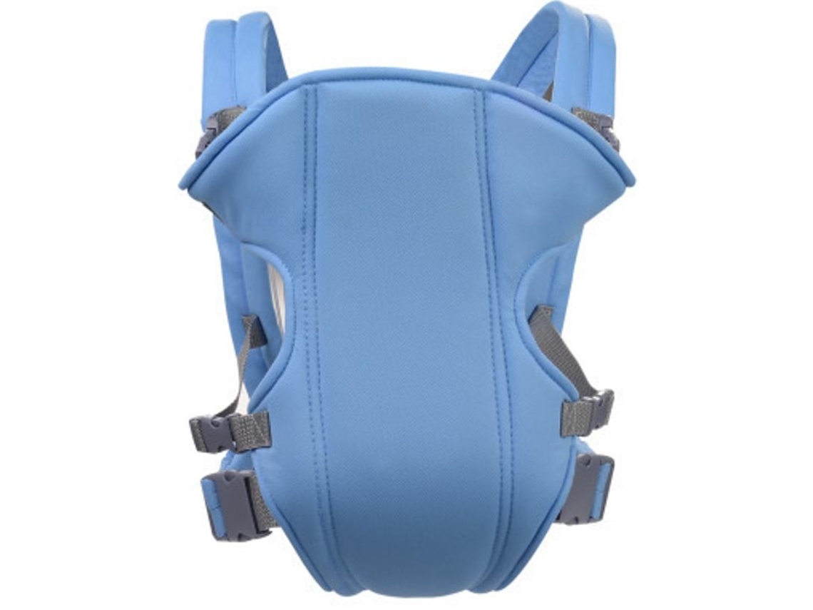 Mochila Transportadora Canguru Ergonômica E Respiráve Em Malha Para Bebê De 1 A 4 Anos Azul Claro