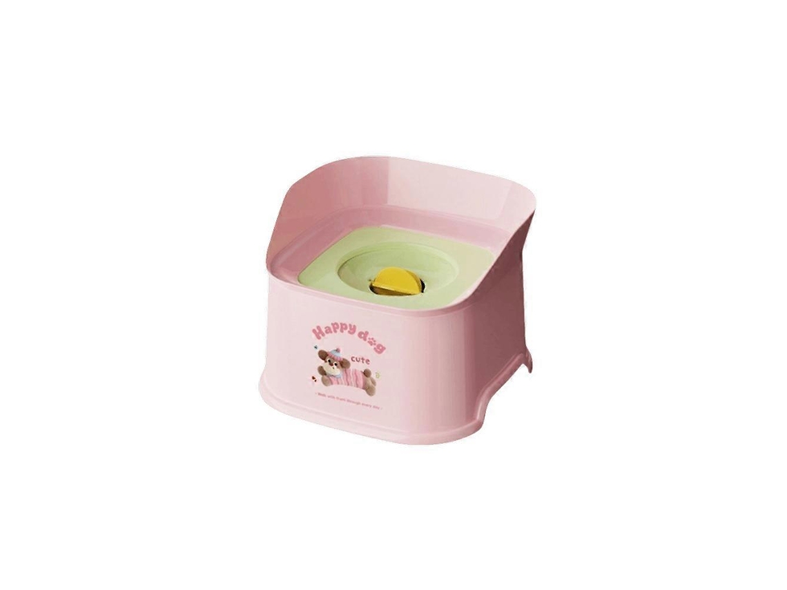 Tigela Flutuante Para Água, Base Antiderrapante, Consumo Lento, Acabamento Rosa, Para Refeições E Hidratação Diária