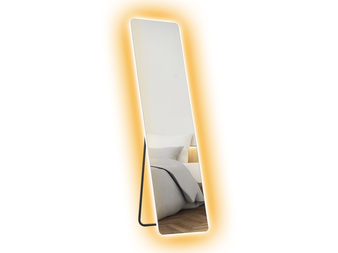 Espelho de Corpo Inteiro com Luz Led 150x40cm,iluminação 3 Cores,função Memória,transparente BTFORUS