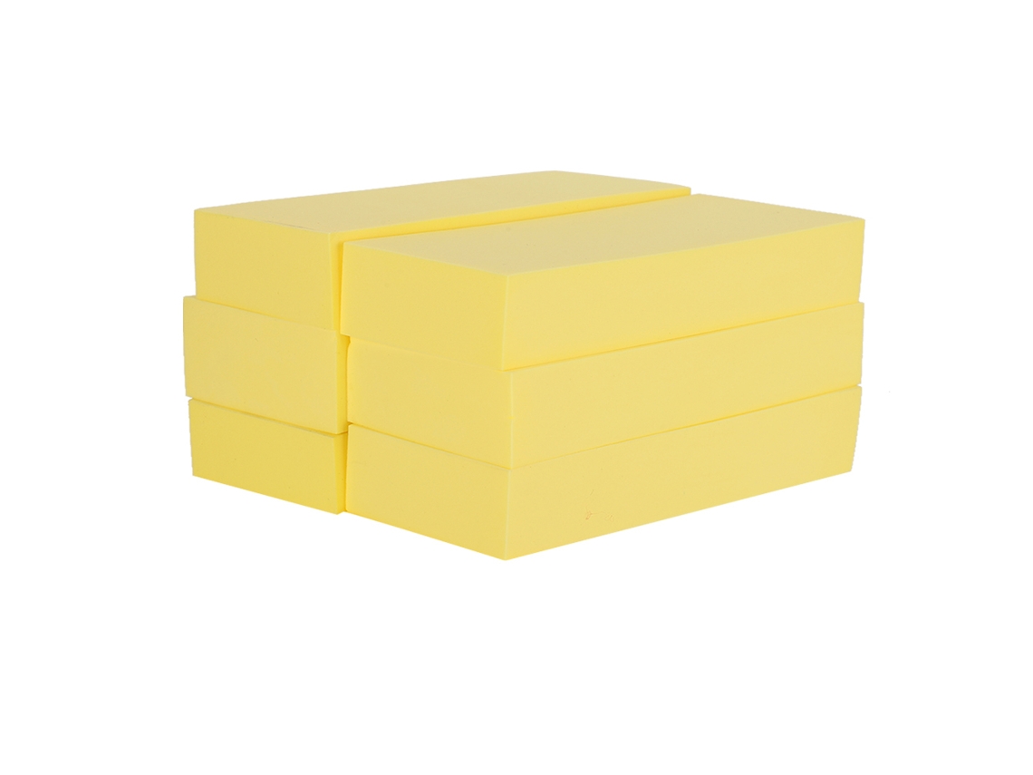 Set De 6 Esponjas Exfoliantes Para Ducha Corporal - Amarillo