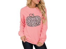 Laxiscreed Sweater De Malha Com Estampa Digital E Gola Redonda Para Mulher