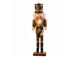 Soldado Quebra Nozes 30Cm com Tambor Decoração de Natal NUTCRACKER