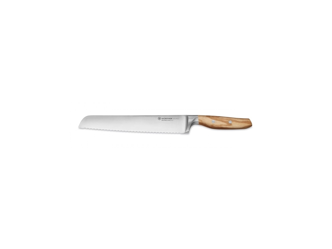 Faca para Pão com Serrilha Dupla 23Cm Amici WUSTHOF Tamanho 23Cm