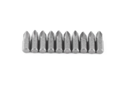 10 Peças De Parafusadeira Ph2 De Cabeça Cruzada Magnética Com Cabo Hexagonal De 1/4 Polegada, Comprimento 25mm S2