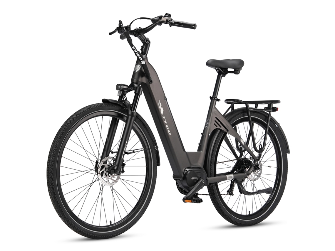 Bicicleta Elétrica TTGO C7 Se, 36v 18ah, com Bateria de Longo Alcance, Motor Central Bafang e Caixa Shimano de 9 Velocidades.