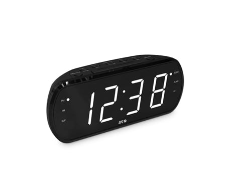 Rádio Despertador Spc Frodi View Com Ecrã Led 1,8”, Números Xxl E Luz Ajustável