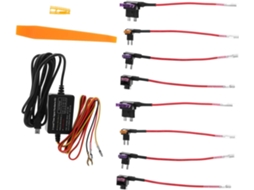 Kit De Cabos De Alimentação Usb-c E Mini Usb Para Câmera Veicular