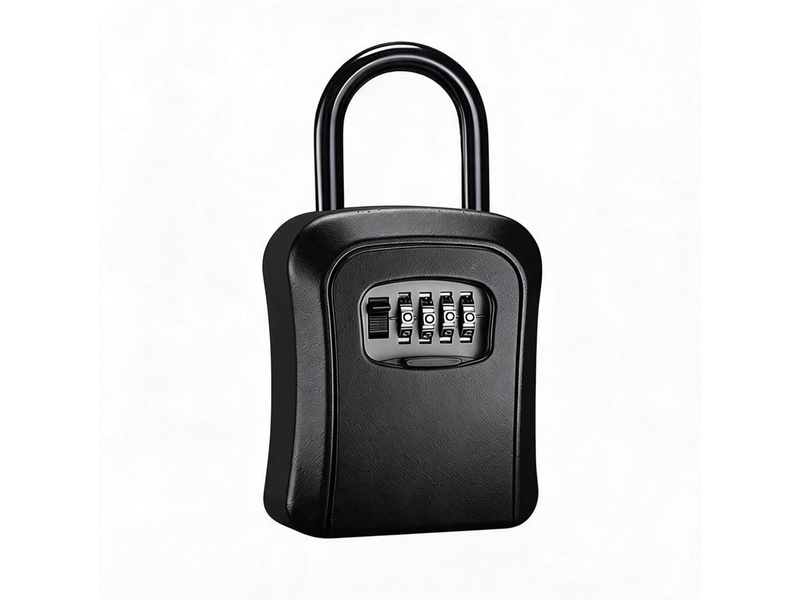 Cofre Chaves Eifson Metal Fecho Zincado 9.6x4x17.2cm (preto)